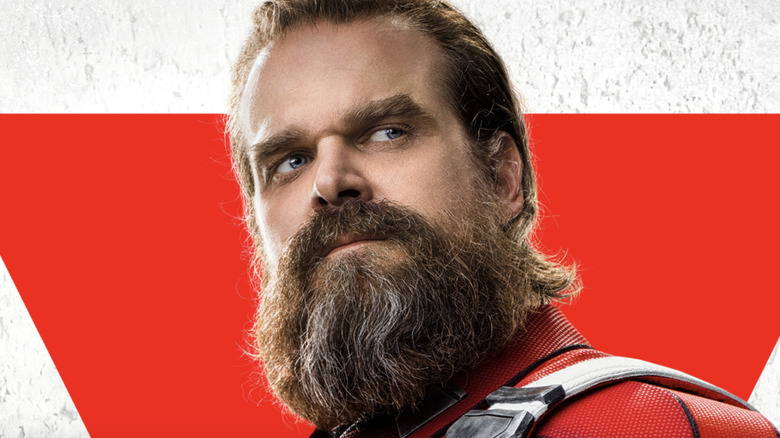 David Harbour on the Red Guardian poster