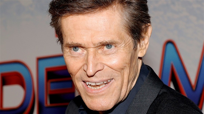Willem Dafoe on the Spider-Man: No Way Home red carpet