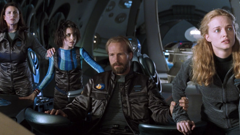 William Hurt Lost in Space starship unhappy