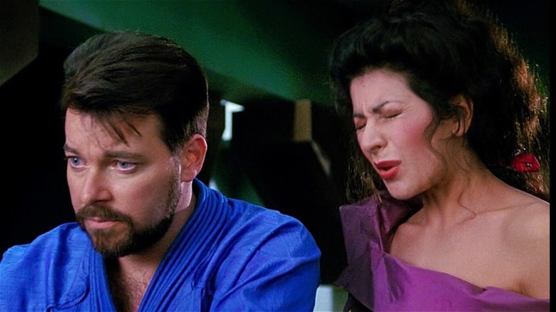 Troi and Riker