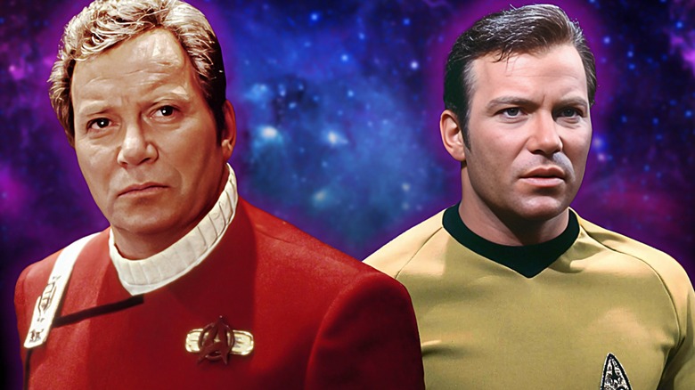 Old and young Captain Kirk