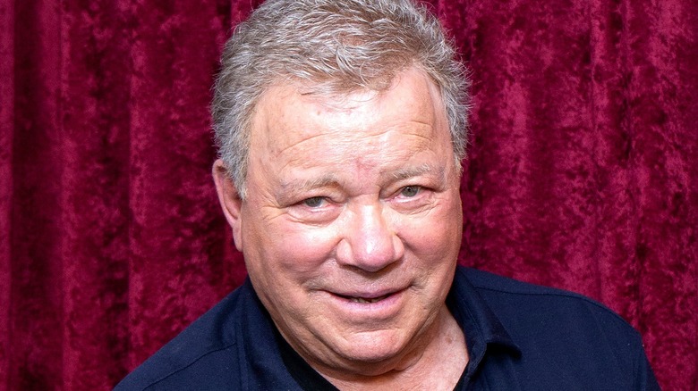 William Shatner grinning