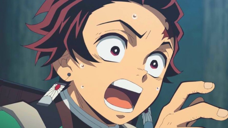 Tanjiro shocked