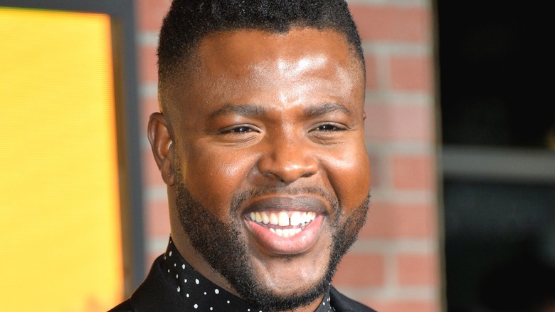 Winston Duke laughing