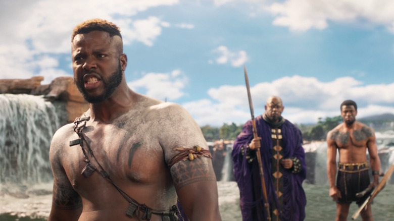 M'Baku yells about Wakanda's reliance on technology 