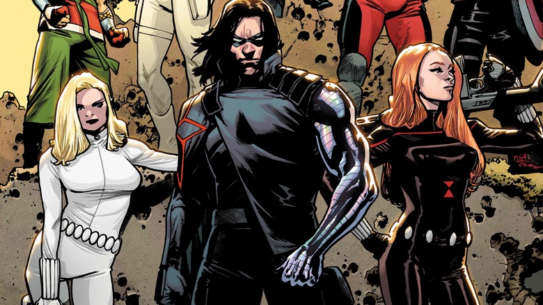 Winter Soldier with Black.and White Widow