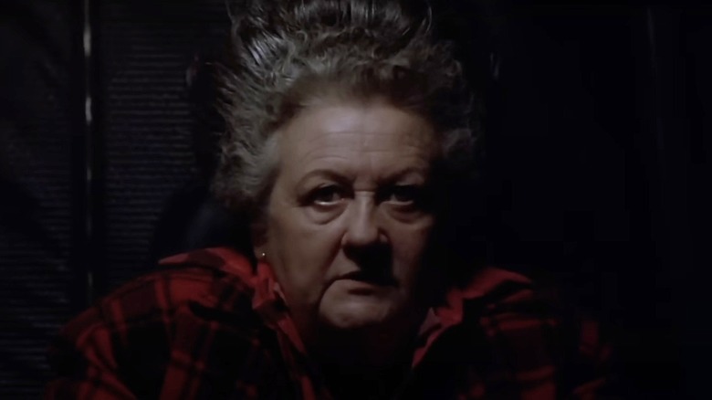 Large Marge driving truck at night