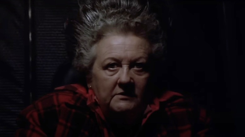 Large Marge driving truck at night