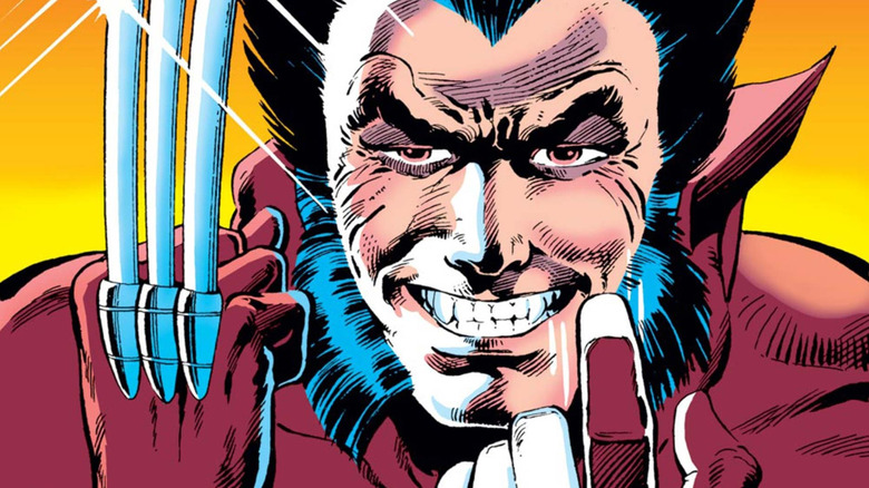 Wolverine grinning