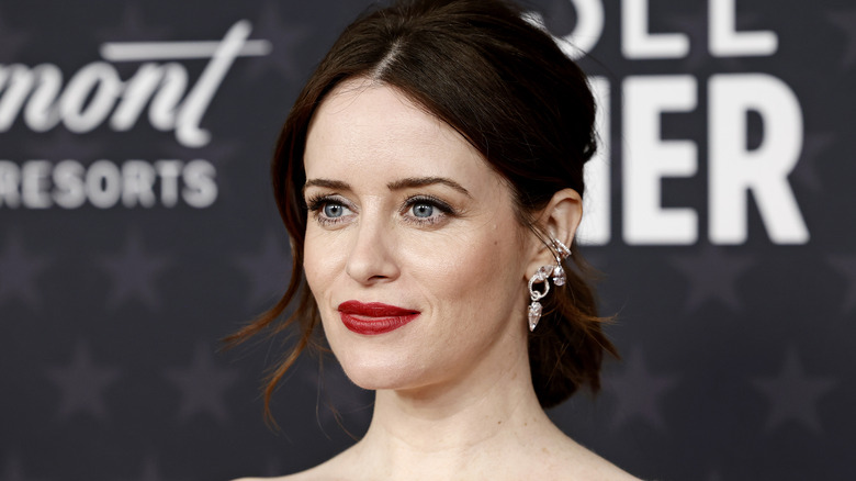 Claire Foy on a red carpet