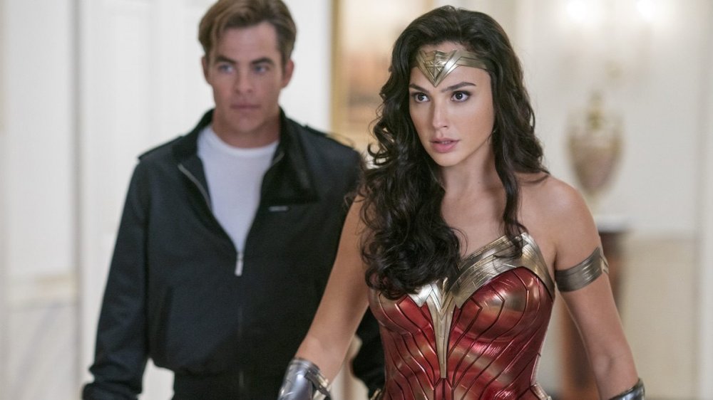 Chris Pine and Gal Gadot in Wonder Woman 1984