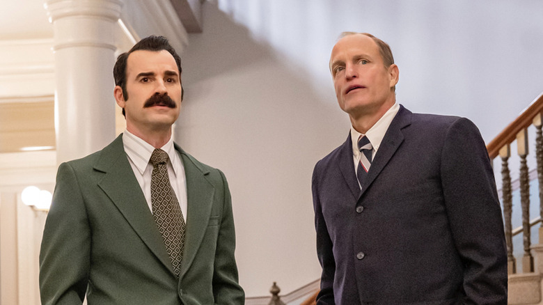 Woody Harrelson and Justin Theroux in White House Plumbers