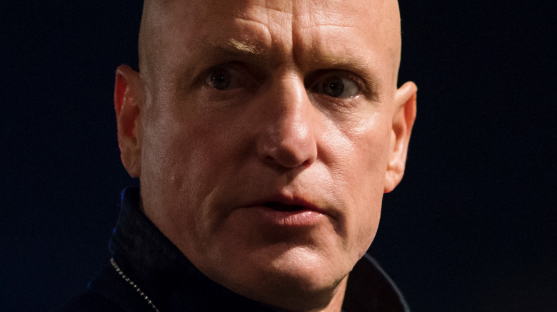 Woody Harrelson with bald head