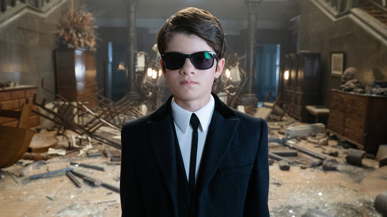 Artemis Fowl wearing his shades in Artemis Fowl (2020)