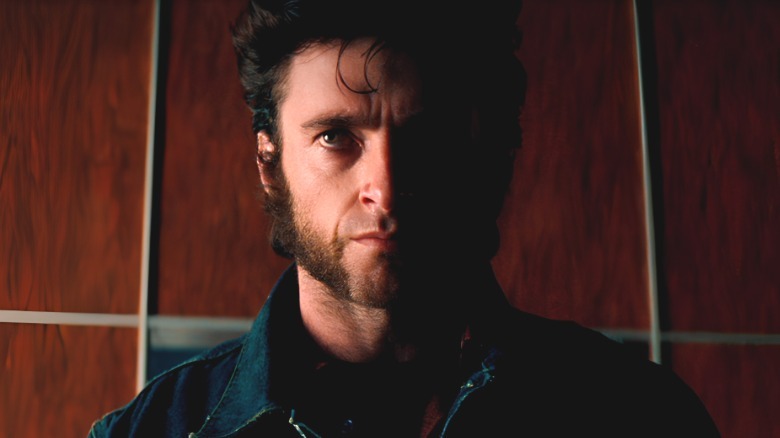 Wolverine stares coldly
