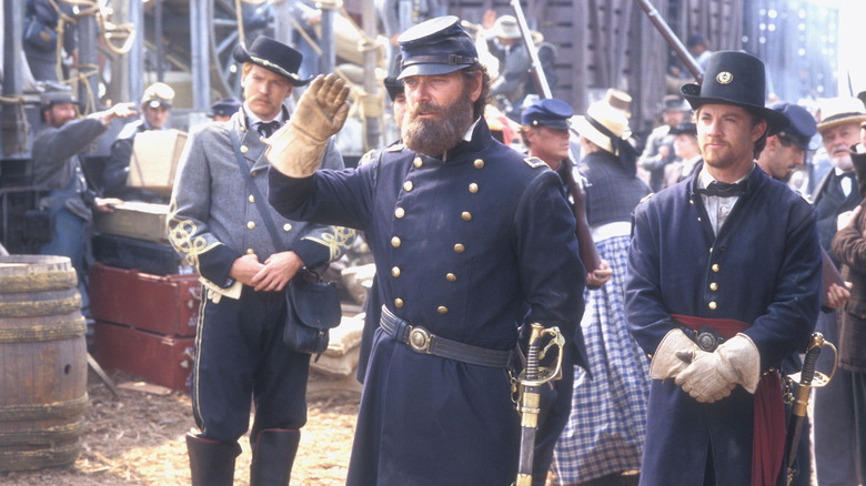 Confederate general saluting each other in Gods and Generals (2003)