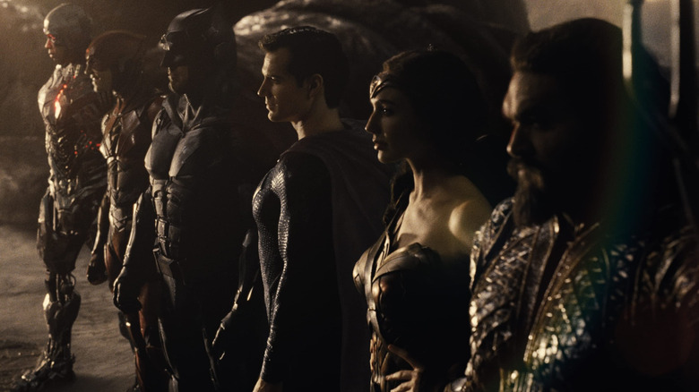 The Justice League assembled in Zack Snyder's Justice League (2021)