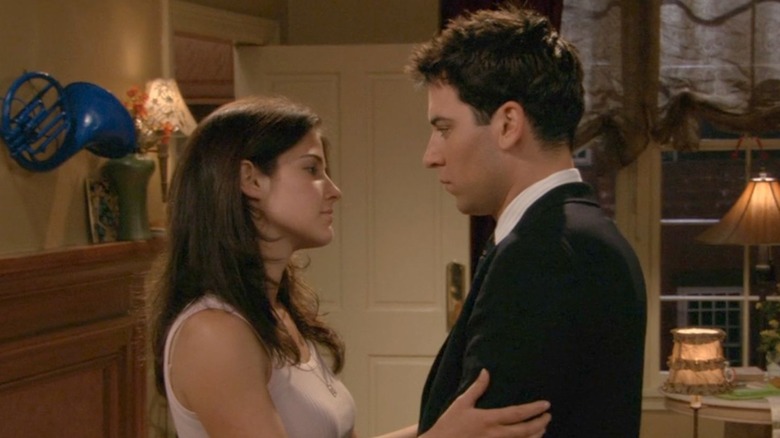 Robin and Ted dancing in her apartment after their first date on "How I Met Your Mother" (2005-2014)