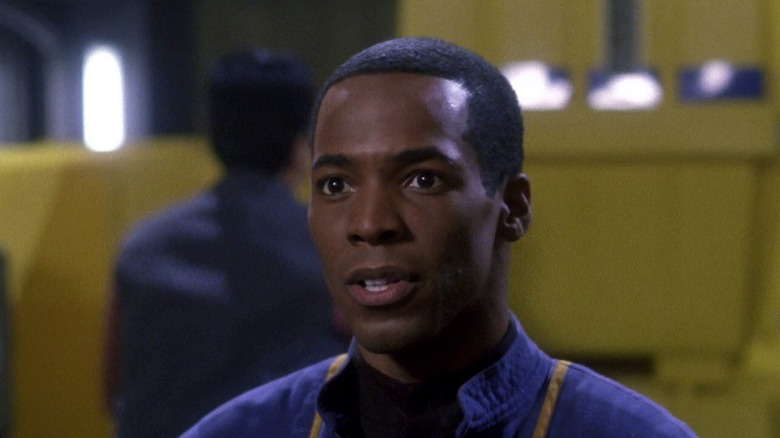 Travis Mayweather at the helm on Star Trek: Enterprise (2001 - 2005)