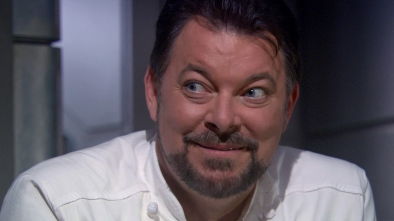 Riker smiles on Star Trek Enterprise: These are the Voyages (2005)