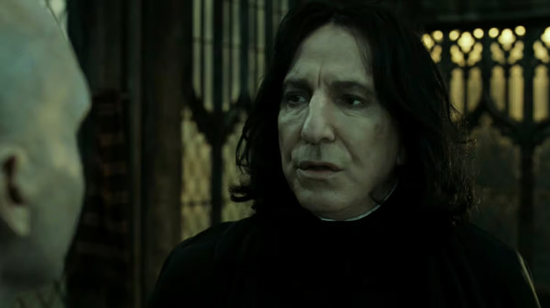 Snape talking to Voldemort in Harry Potter and the Deathly Hallows Part 2