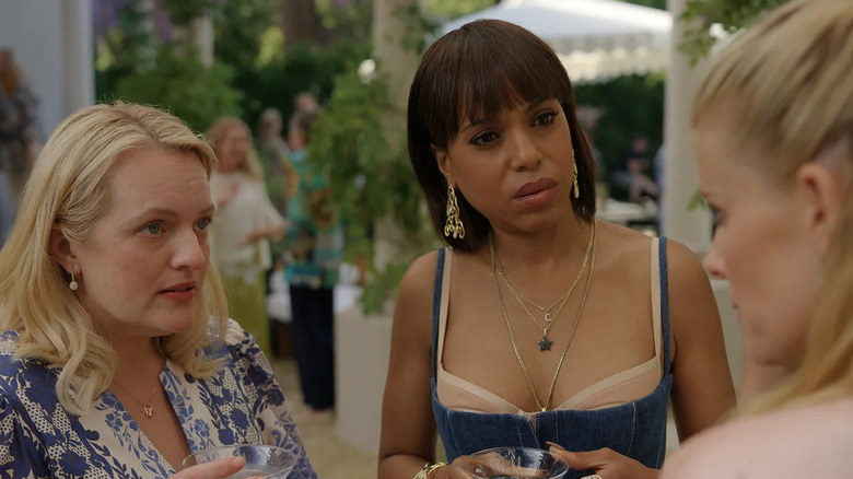 Eleanor and Mary listen in "Imperfect Women" (2026)