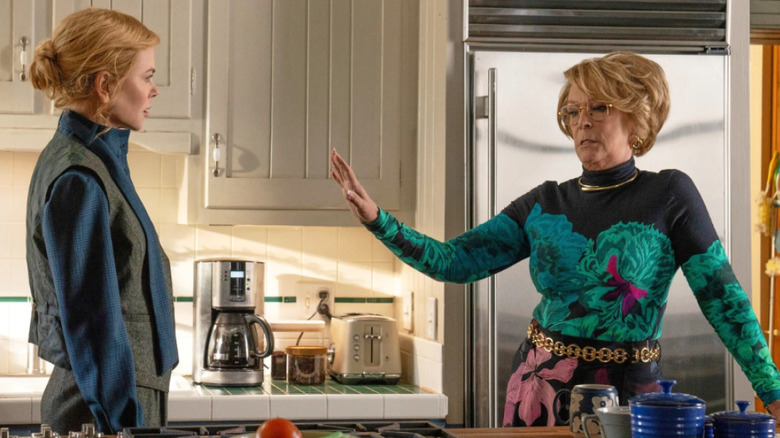Kay stares in amazement at Dorothy in "Scarpetta" (2026-)