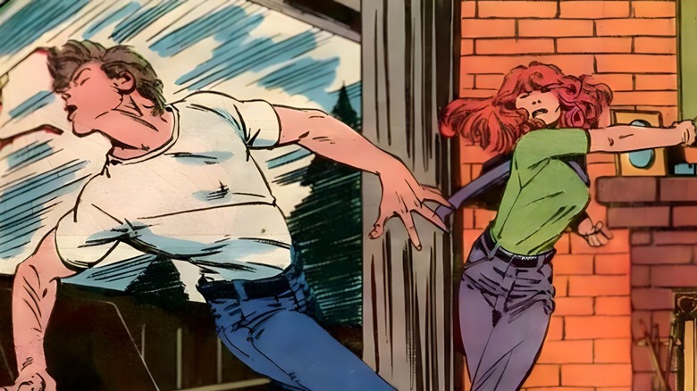Madelyne smacks Cyclops