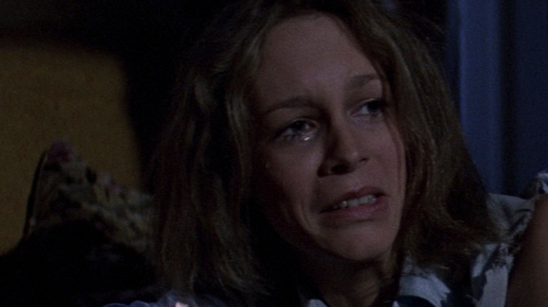 Laurie Strode crying