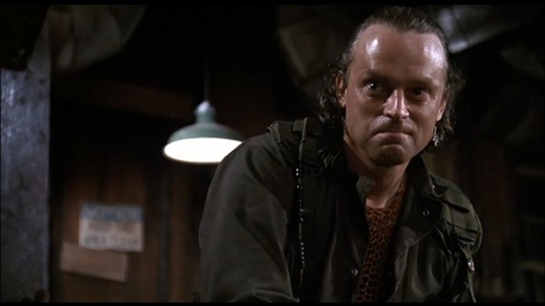 A wet Tucker Cleveland glares in Graveyard Shift (1990)