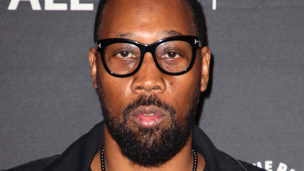 RZA wearing black-rimmed glasses