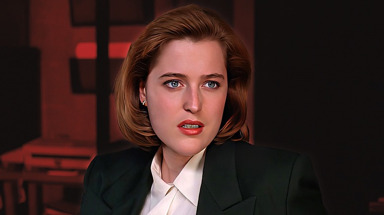 Scully looking unamused 