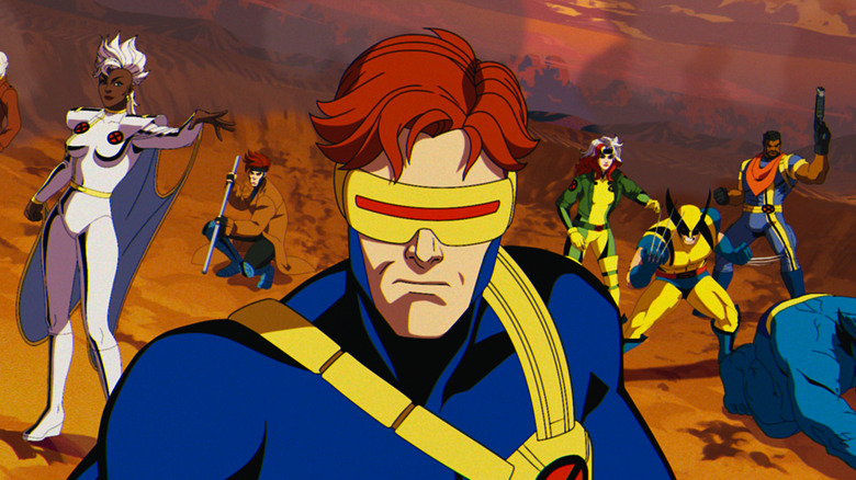 Cyclops leading X-Men