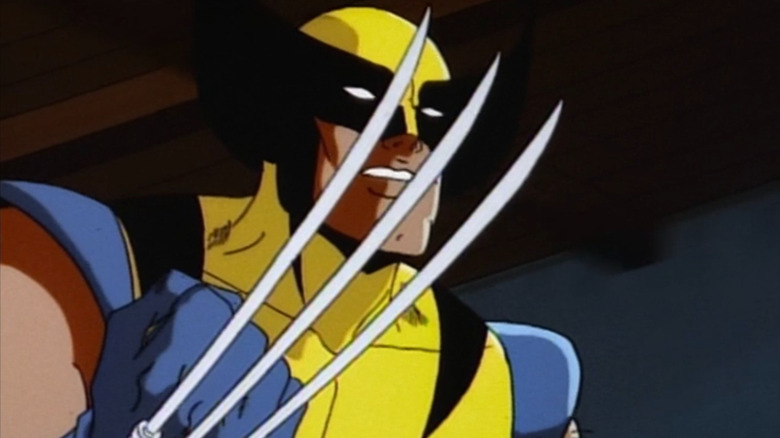 Wolverine showing his claws