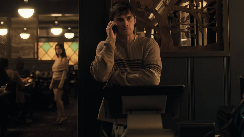 Bear on the phone in "Obsession" (2026)