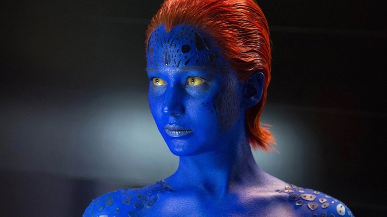 Jennifer Lawrence as Mystique in X-Men: Days of Future Past
