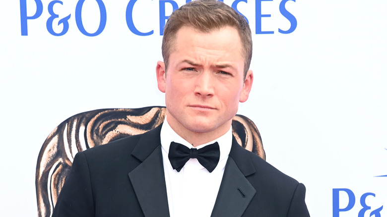 Taron Egerton stoic