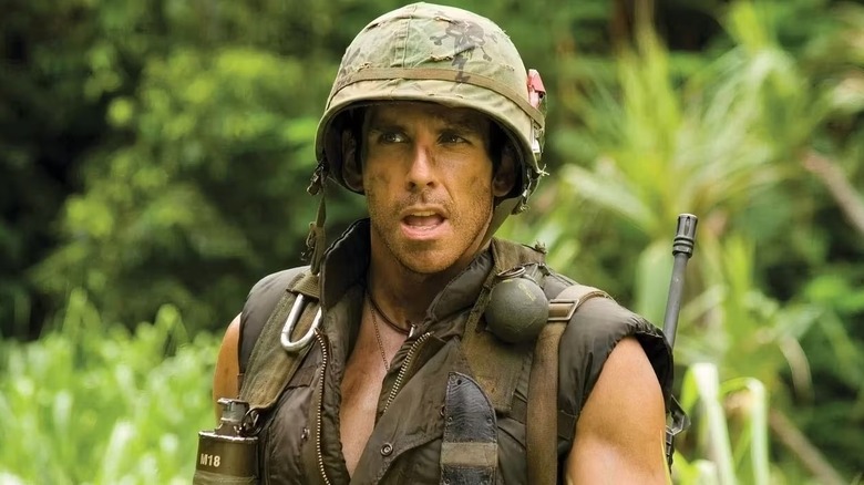 Tugg Speedman in the jungle in "Tropic Thunder" (2008)