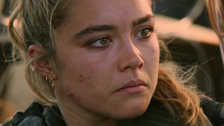 Yelena Belova with scratched face