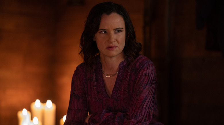 Nat sitting with candles