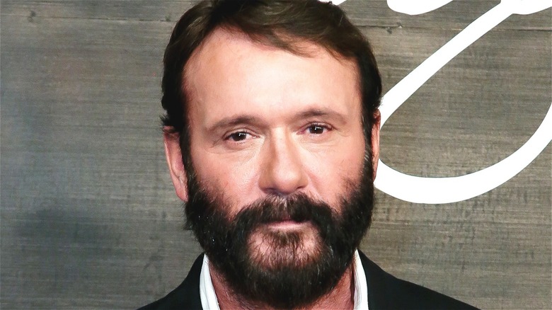 Tim McGraw with beard and mustache