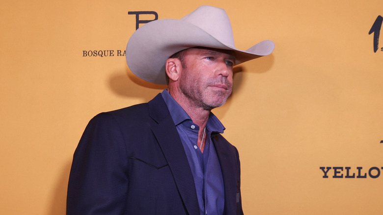 Taylor Sheridan in cowboy hat