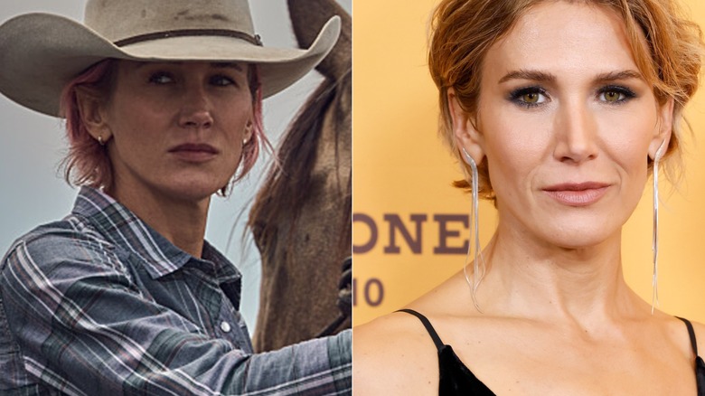 Teeter and Jen Landon side-by-side