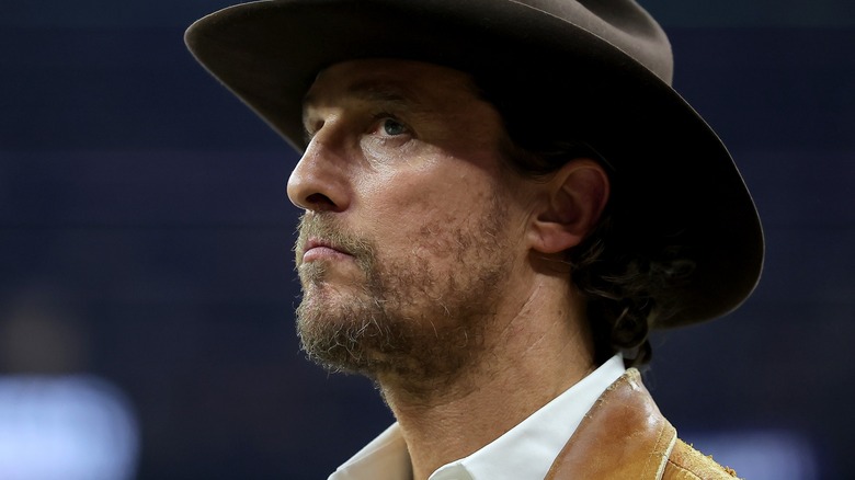 Matthew McConaughey wearing cowboy hat