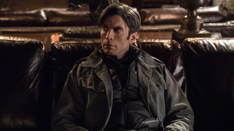 Jamie sulks in his hunting gear in "Yellowstone"