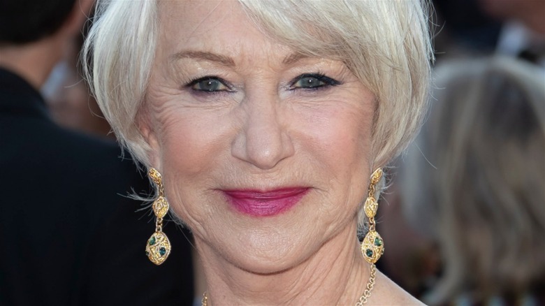 Helen Mirren smiling