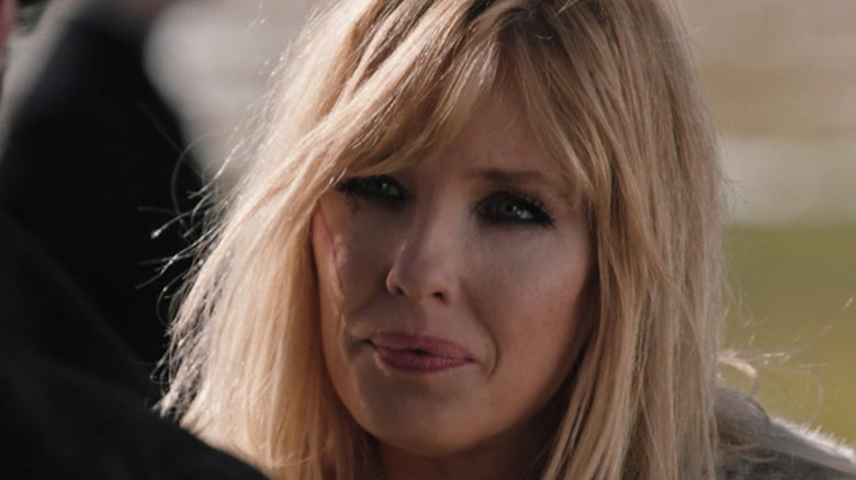 Kelly Reilly looking concerned