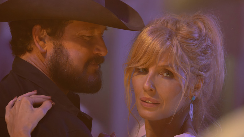 Beth and Rip dancing in "Dutton Ranch"