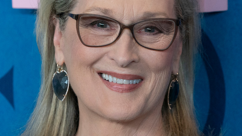 Meryl Streep smiling into camera