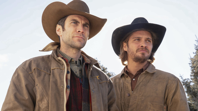 Wes Bentley and Luke Grimes